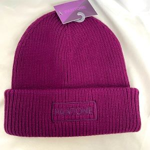 Gorgeous burgundy Beanie hat NWT